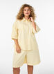 Short ample taille haute &agrave; rayures, Jaune clair, Model image number 0