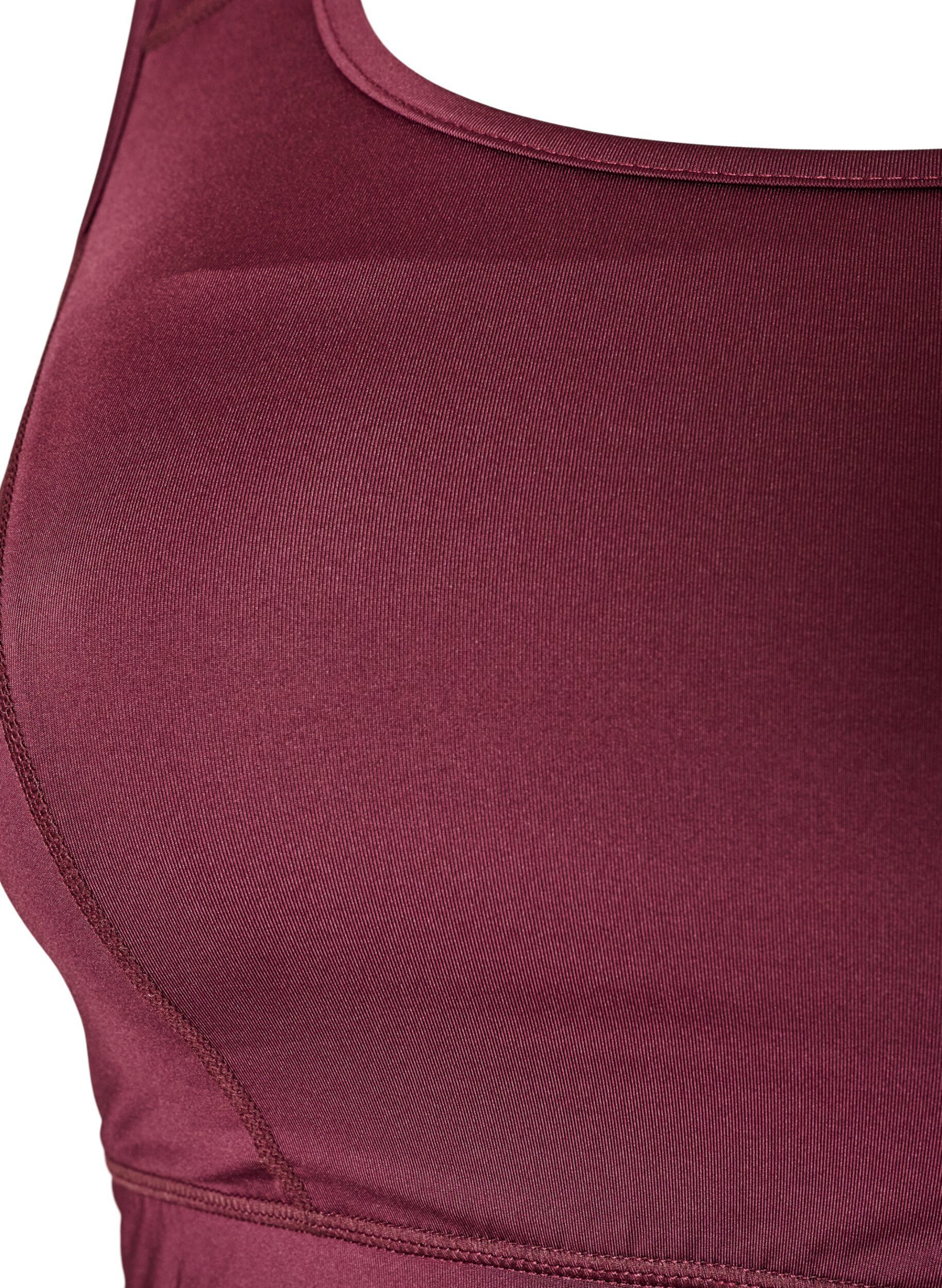 ZizziSport-bh met racerback, Rood, Packshot image number 2