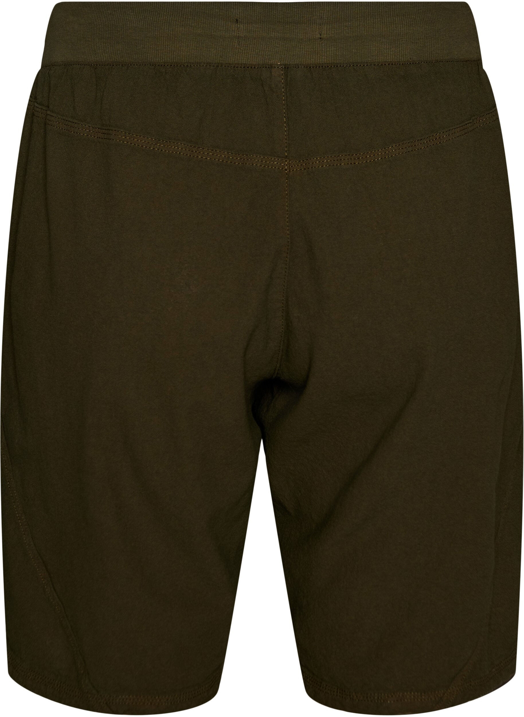 ZizziShort en coton ample avec poches, Vert fonc&eacute;, Packshot image number 1