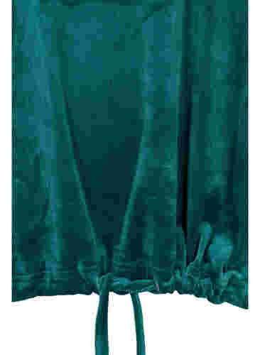 Top en velours avec col montant et cordon de serrage, Ponderosa Pine, Packshot image number 3
