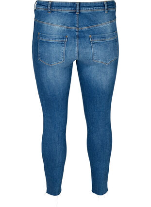 Cropped Sally jeans, Dark blue denim, Packshot image number 1