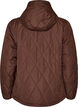 Licht gewatteerd jack met diamant-quilt, Bruin, Packshot image number 1