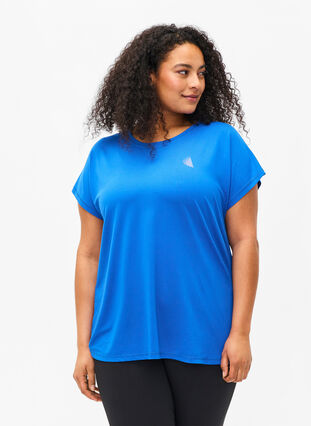 T-shirt d'entraînement à manches courtes, Princess Blue, Model image number 0