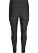 Cropped broek met een lichte glans, Black, Packshot image number 1