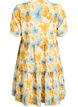 Robe courte &agrave; coupe &eacute;vas&eacute;e, Jaune, Packshot image number 1