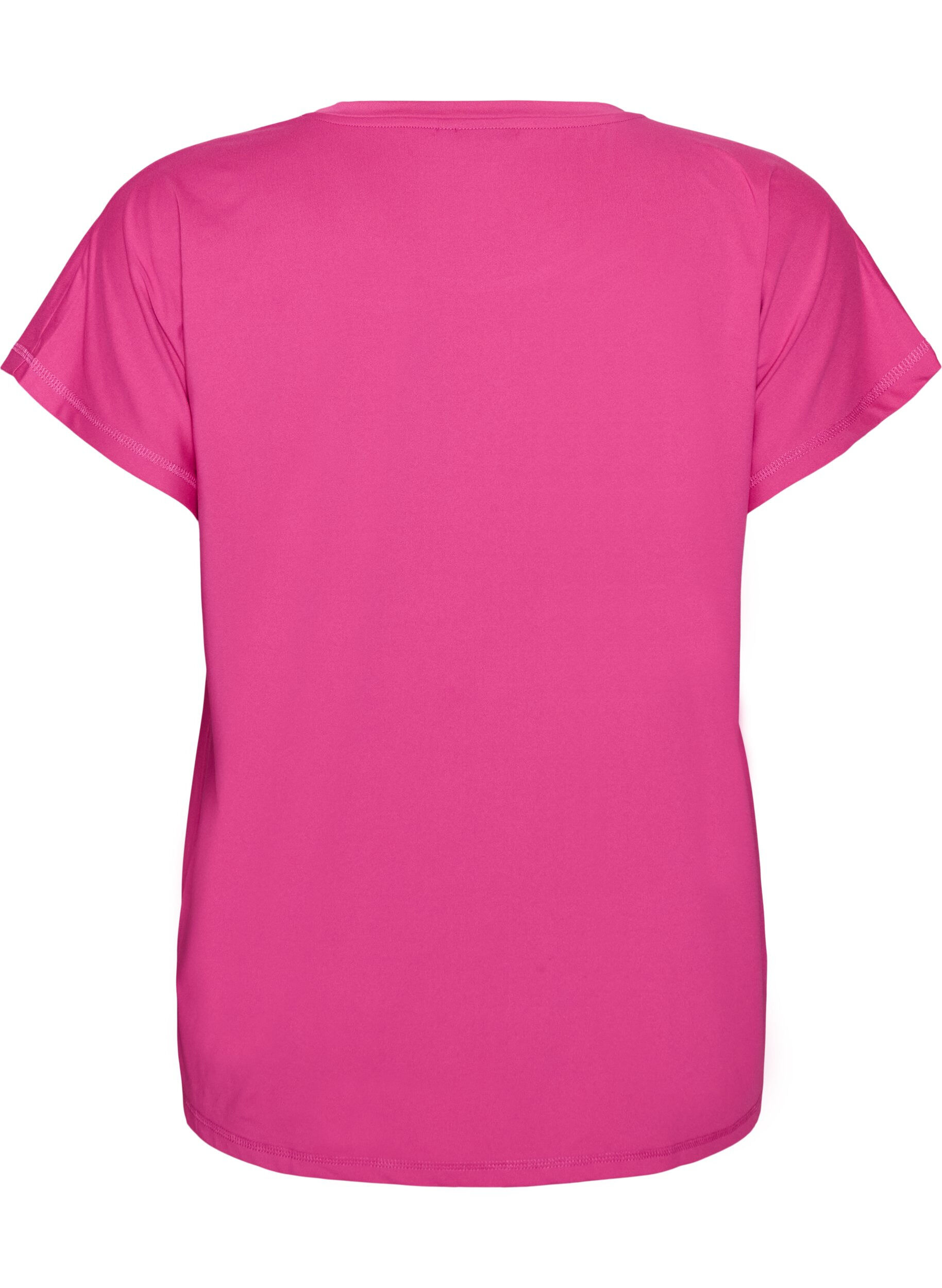 ZizziEffen gekleurd trainingsshirt, Roze, Packshot image number 1