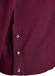 Gebreide blouse met col en knoopjes aan de zijkant, Donker Bordeaux, Packshot image number 3