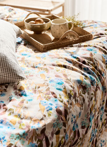 Parure de lit en coton à motifs, Multi color AOP, Image image number 0