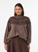 Pull &agrave; motifs nordiques, Marron, Model image number 0