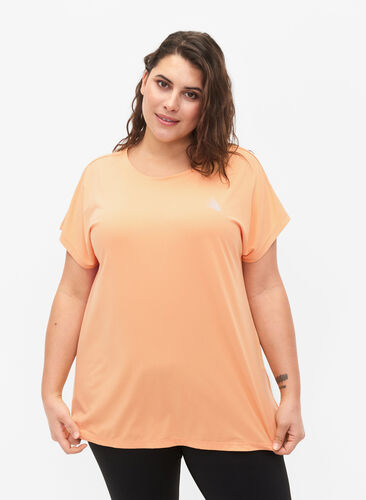 T-shirt d'entraînement à manches courtes, Apricot Nectar, Model image number 0