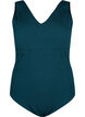 Maillot de bain avec texture en crêpe et effet enveloppant., Dark Sea, Packshot image number 0