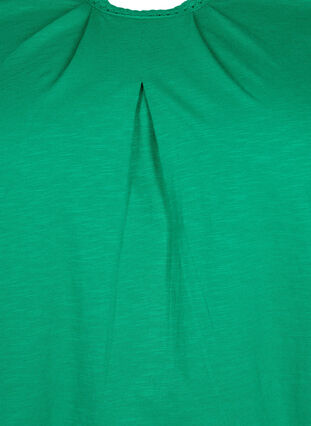 Katoenen top met 3/4 mouwen, Jolly Green, Packshot image number 2