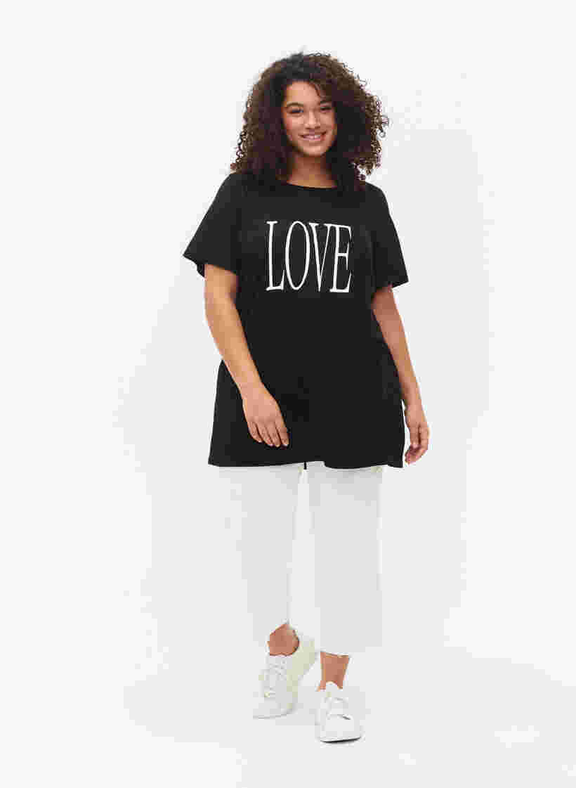 T-shirt oversize avec imprimé, Rosebloom W. Love, Model image number 2