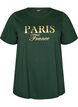 T-shirt met motief, Groen, Packshot image number 0