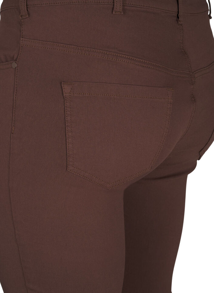 Slim fit broek met zakken, Bruin, Packshot image number 3