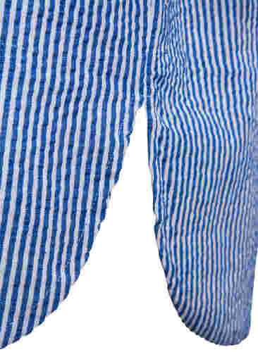 Gestreept katoenen overhemd met 3/4 mouwen, Surf the web Stripe, Packshot image number 3
