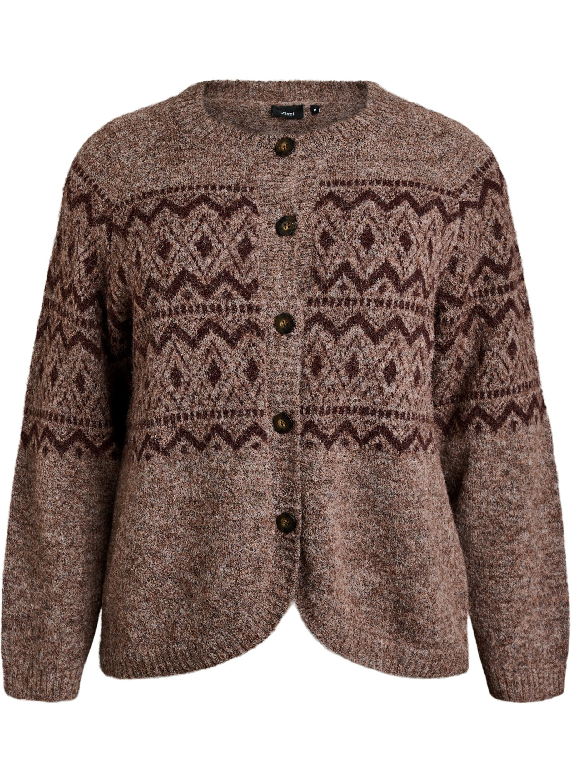Vest met jacquardpatroon