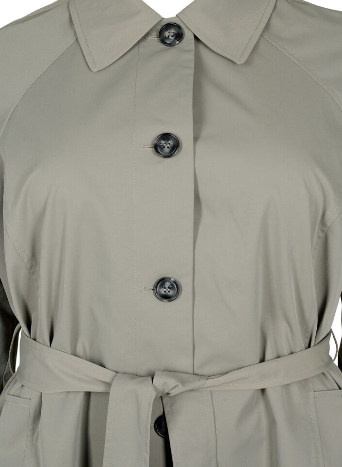 Trench avec poches et ceinture, Sea Spray, Packshot image number 2