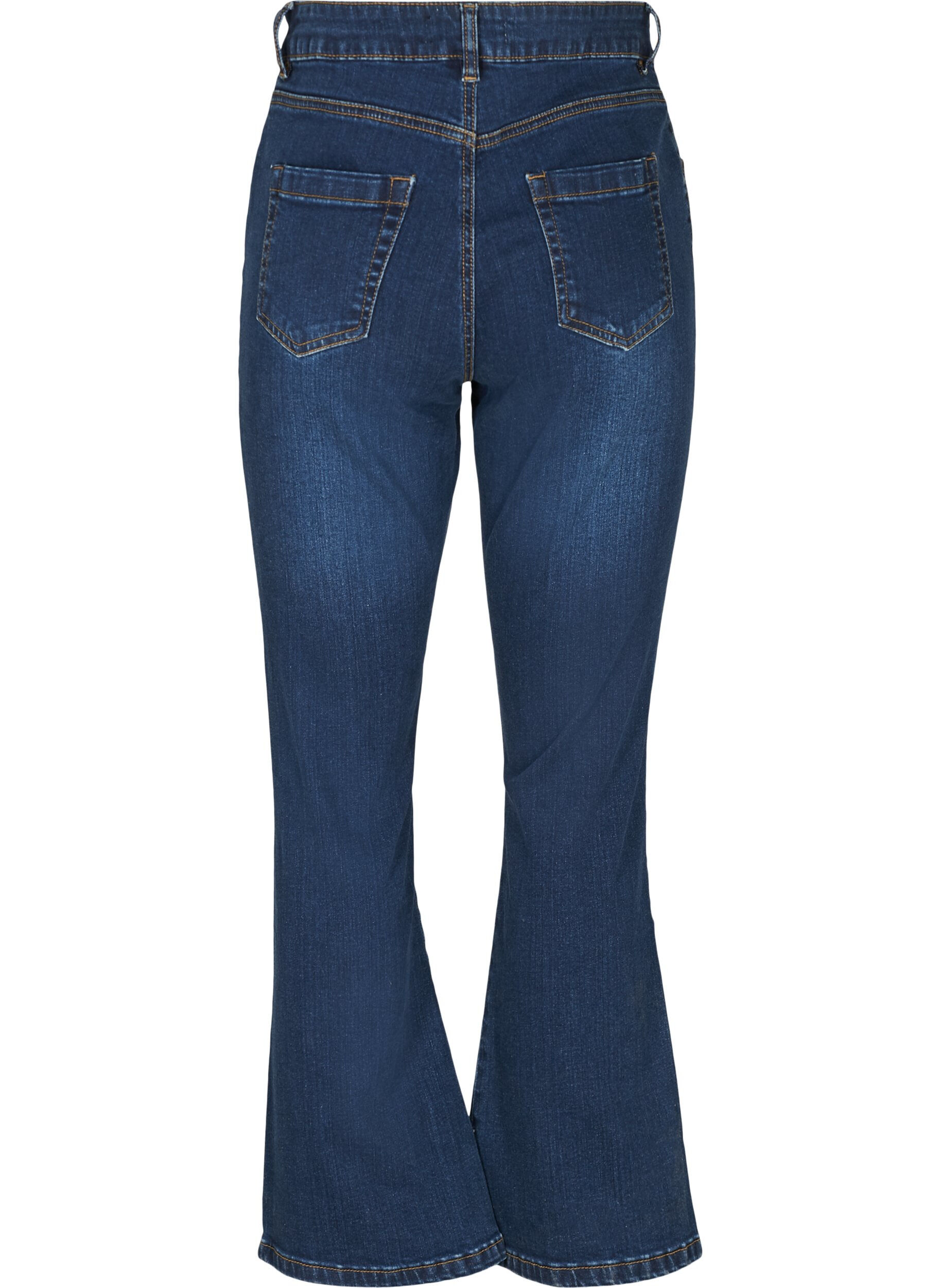 ZizziEllen bootcut jeans met hoge taille, Blauw, Packshot image number 1