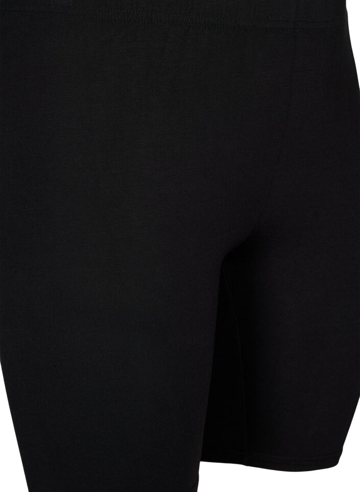 Short cycliste en viscose (lot de 2), Noir, Packshot image number 2