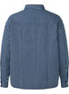 Effen denim overhemd met borstzakken, Blue Denim Stripe, Packshot image number 1