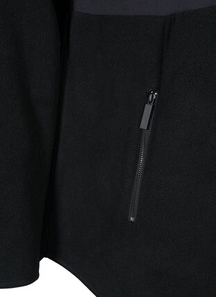 Veste polaire avec boutons et poches, Black, Packshot image number 3