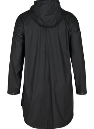 Manteau de pluie avec capuche et poches, Black, Packshot image number 1