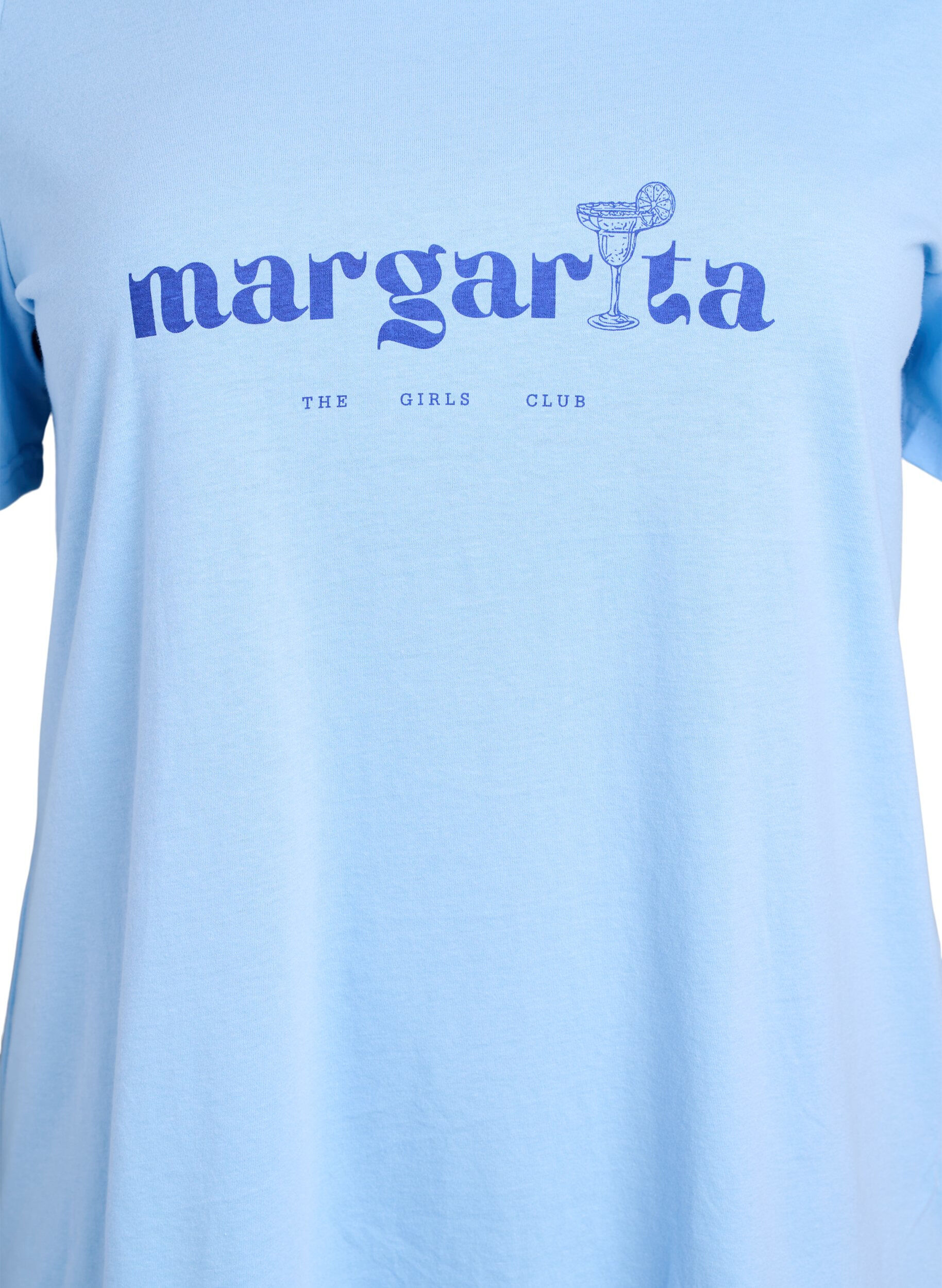 Zizzi FLASH - T-shirt avec motif, Bleu Clair, Packshot image number 2