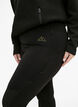 Rekbare en duurzame trainingleggings met zakken, Black, Model image number 2