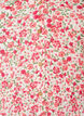 Robe courte en coton &agrave; imprim&eacute; floral, Rouge, Packshot image number 2