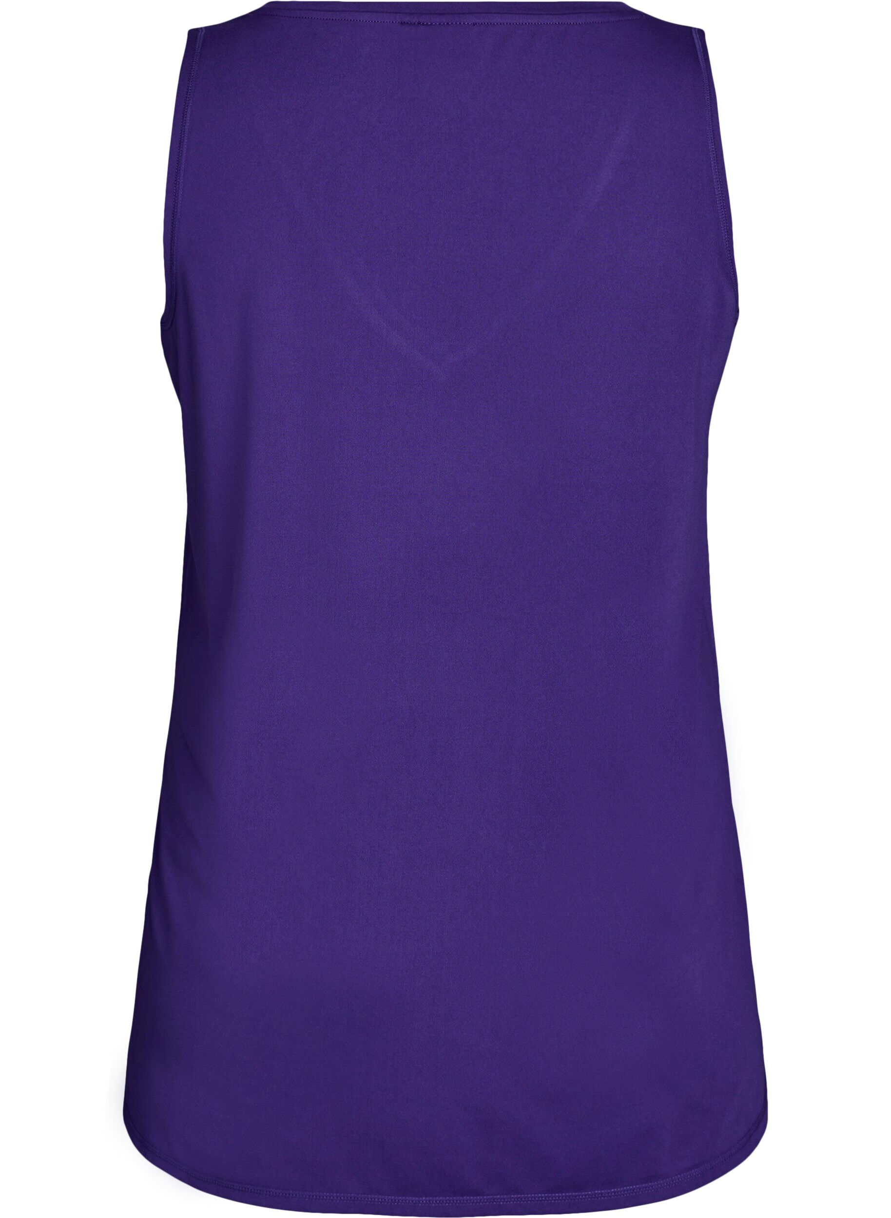 Zizzi Top de sport avec col en V, Violet, Packshot image number 1