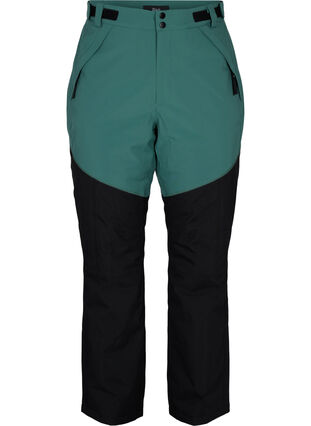 Pantalon de ski avec poches, Mallard Green Comb, Packshot image number 0