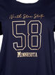 Katoenen T-shirt met tekstmotief, Evening Blue w. 58, Packshot image number 2