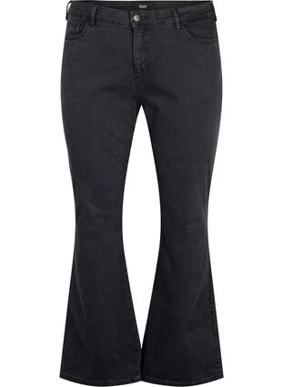Jeans bootcut Ellen à taille haute, Grey Denim, Packshot image number 0