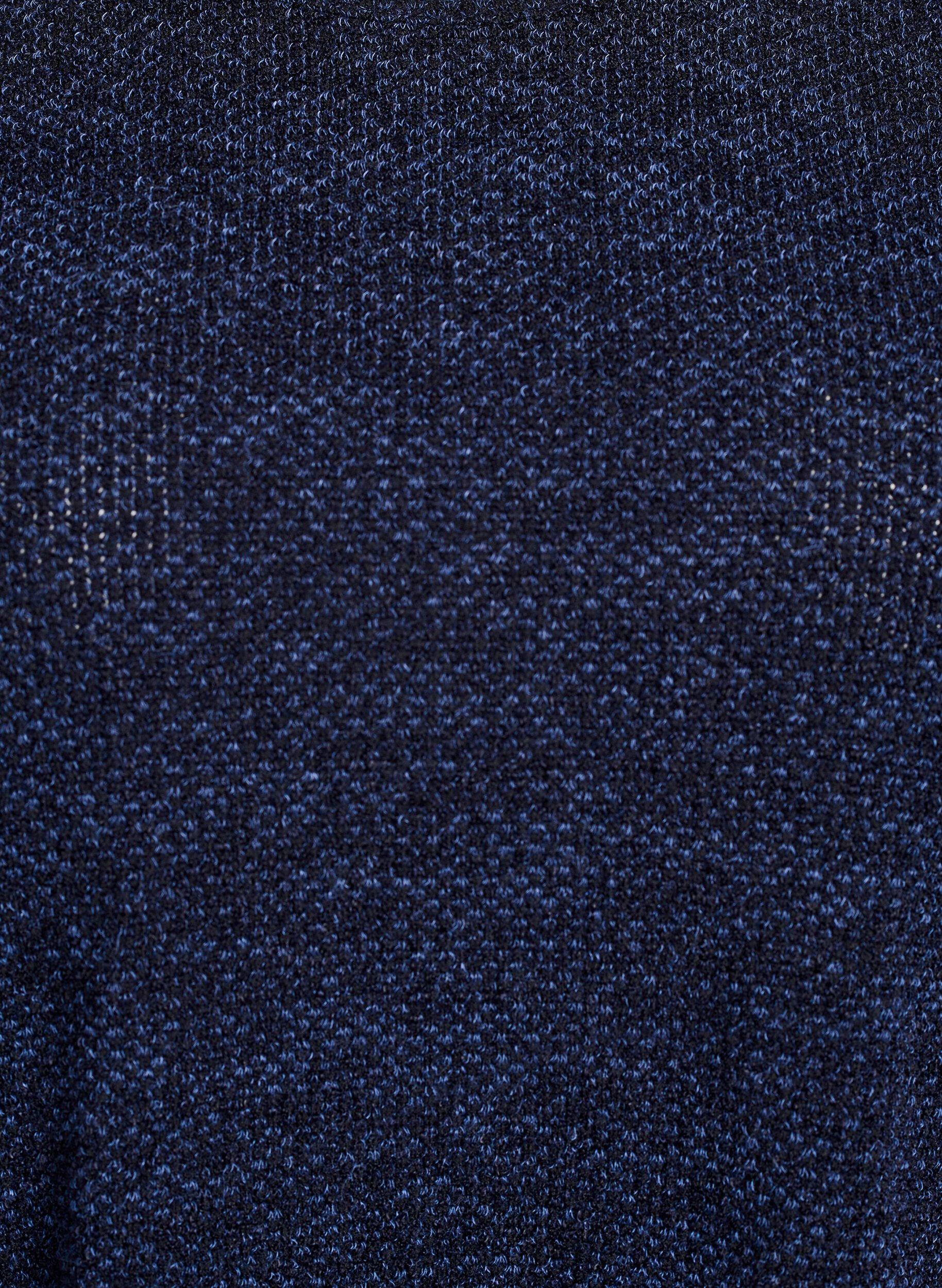 Zizzi Blouse &agrave; manches longues avec texture, Bleu, Packshot image number 2