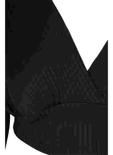 Top court à manches longues, Black, Packshot image number 2