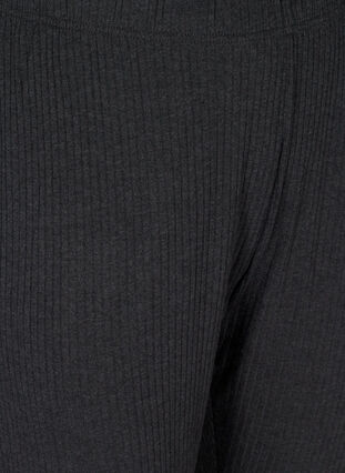 Pantalon ample en matière côtelée, Dark Grey Melange, Packshot image number 2