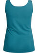 Effen gekleurd basic top in katoen, Groen, Packshot image number 1