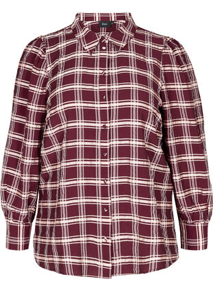 Chemise à carreaux à manches bouffantes, Port Royal Check, Packshot image number 0
