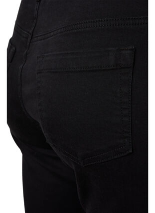 Ellen bootcut jeans met hoge taille, Black, Packshot image number 3
