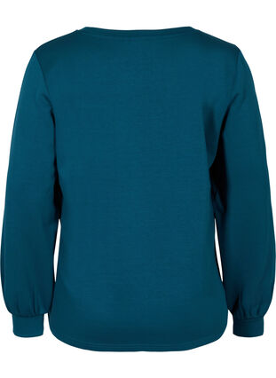Sweatshirt met ronde hals en lange mouwen, Reflecting Pond, Packshot image number 1