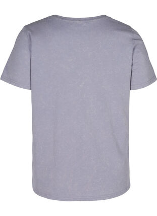 Katoenen t-shirt met print en korte mouwen, Silver Bullet acid, Packshot image number 1