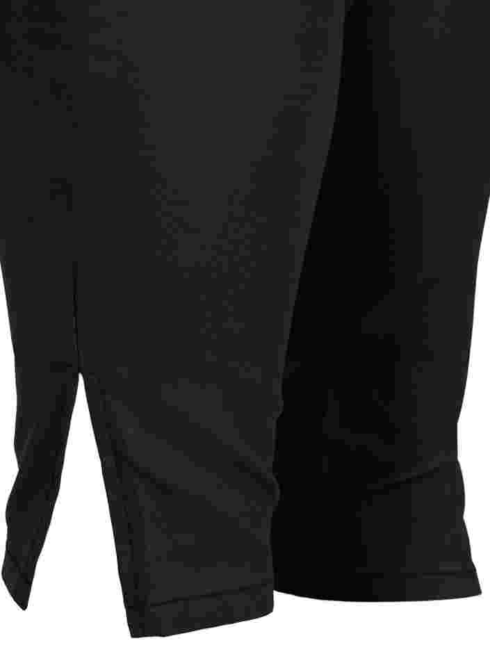 Gecoate legging met split, Black, Packshot image number 3