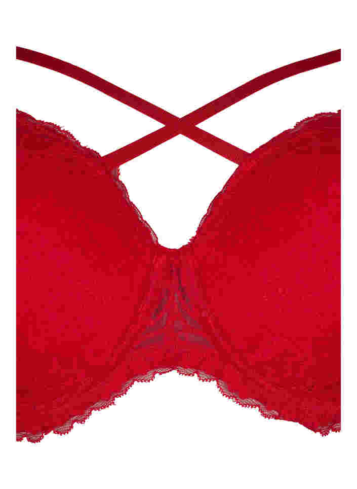 Soutien-gorge en dentelle et string, Red Ass., Packshot image number 2