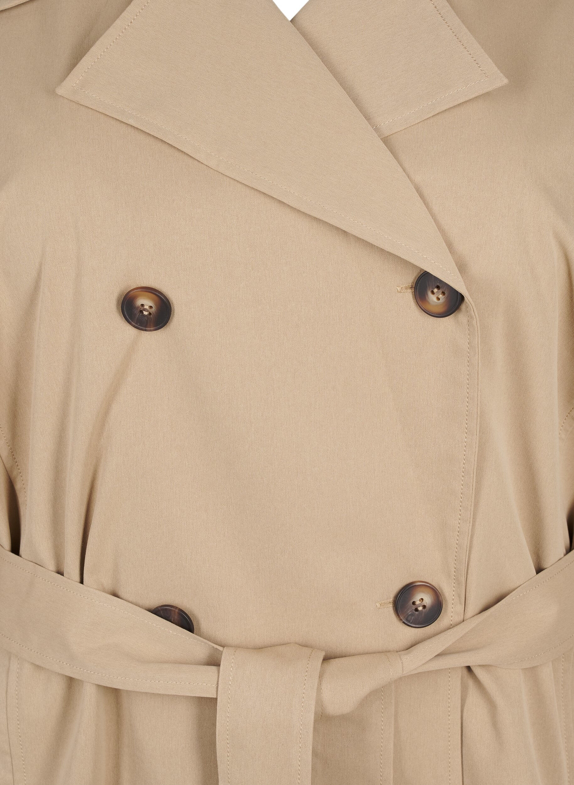Zizzi Trench-coat mi-long avec ceinture, Incense, Packshot image number 2
