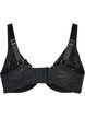 Soutien-gorge couvrant avec dentelle et lacets, Black, Packshot image number 1