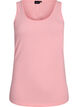 Haut Basic uni en coton, Rose, Packshot image number 0