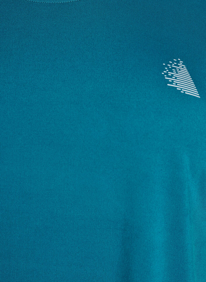 Effen gekleurd trainingsshirt, Groen, Packshot image number 2