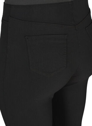 Legging élastiqué avec poches arrières, Black, Packshot image number 3