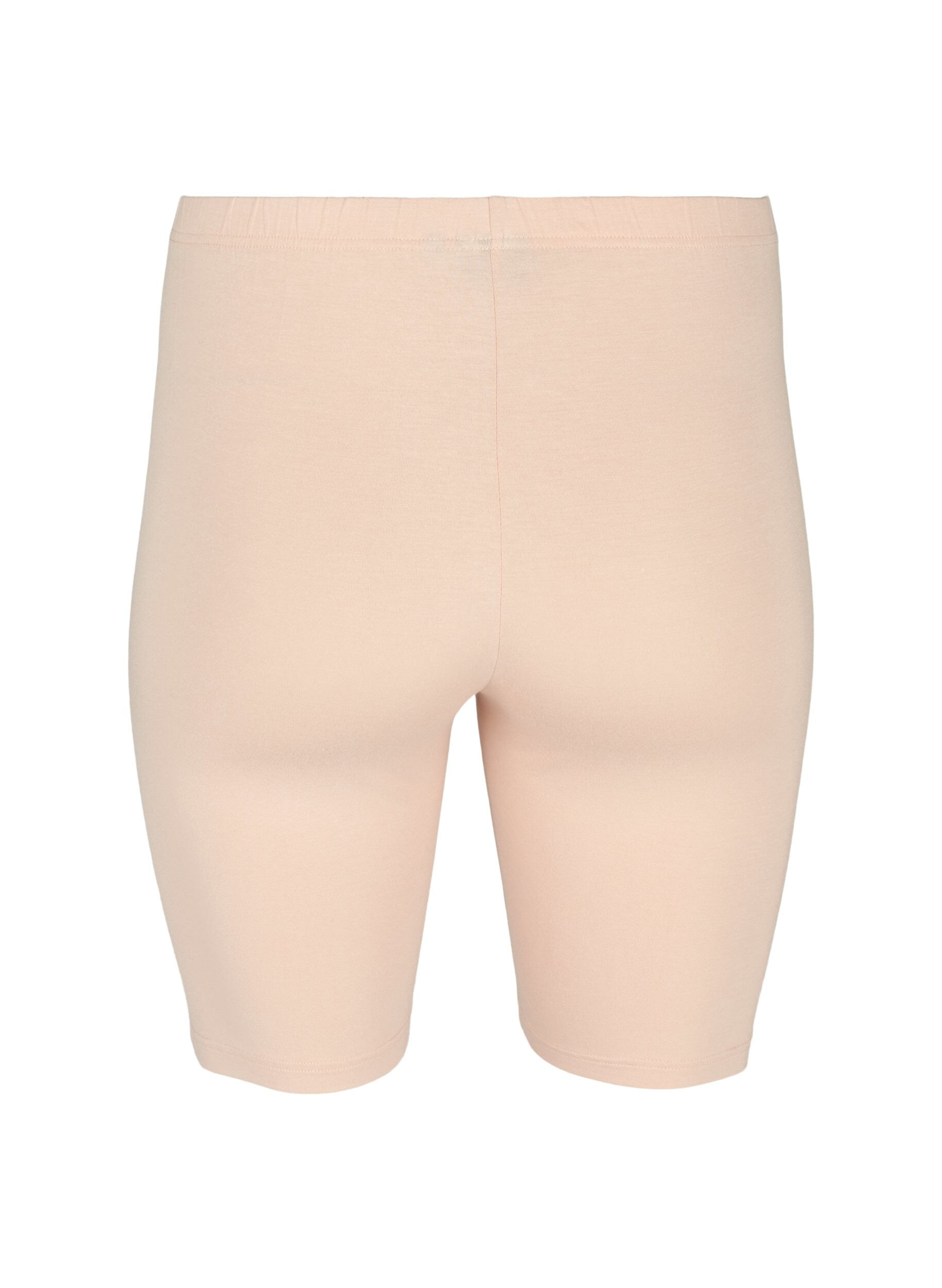 ZizziShort cycliste de base de couleur unie, Beige, Packshot image number 1